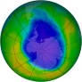 Antarctic Ozone 2010-10-20